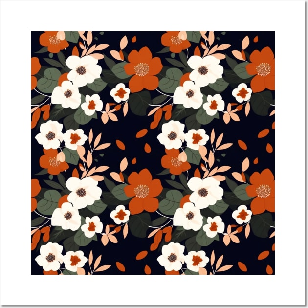 Hawaiian Blossom: Custom Floral Patterns Wall Art by Sevendise